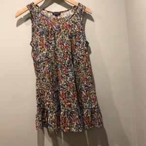 topshop floral tunic top
